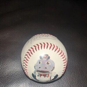 Mascot Design Baseball with Autograph